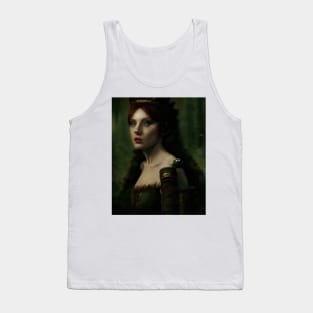 Wilda - Casual Portrait Of Green Eyes Beautiful Priness Tank Top